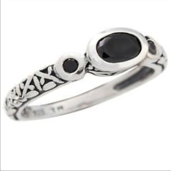 🖤SOLD🖤 Silpada Little Black Dress Cubic Zirconia Sterling Silver R2398 - Picture 4 of 16